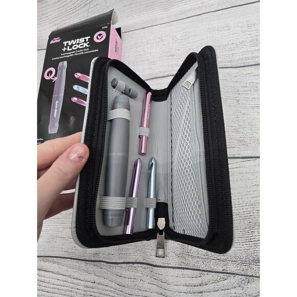 Susan Bates Twist and Lock Interchangeable Crochet Hook L-M-N #12706 - Picture 4 of 4